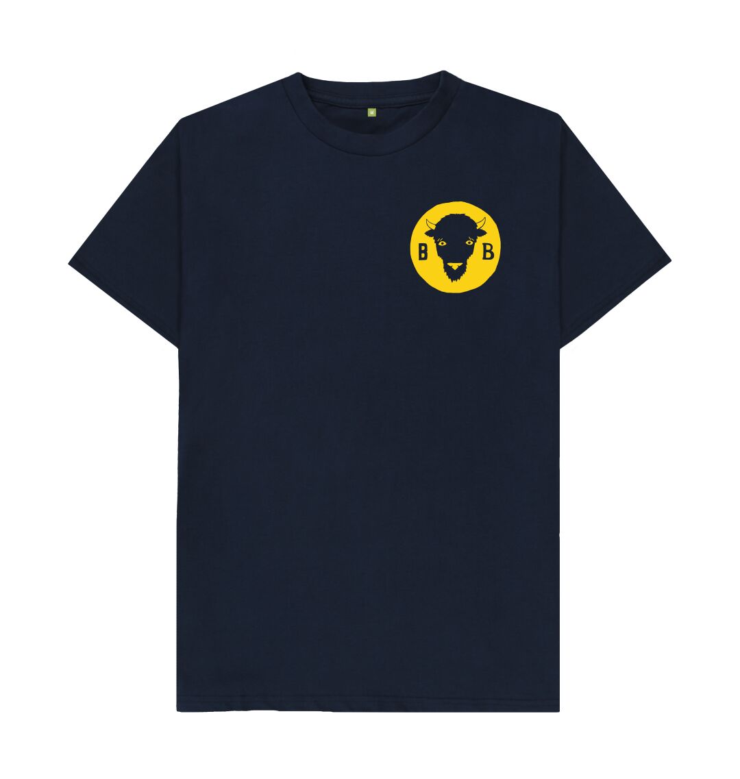 Navy Blue Bison Bradhead Unisex Tee