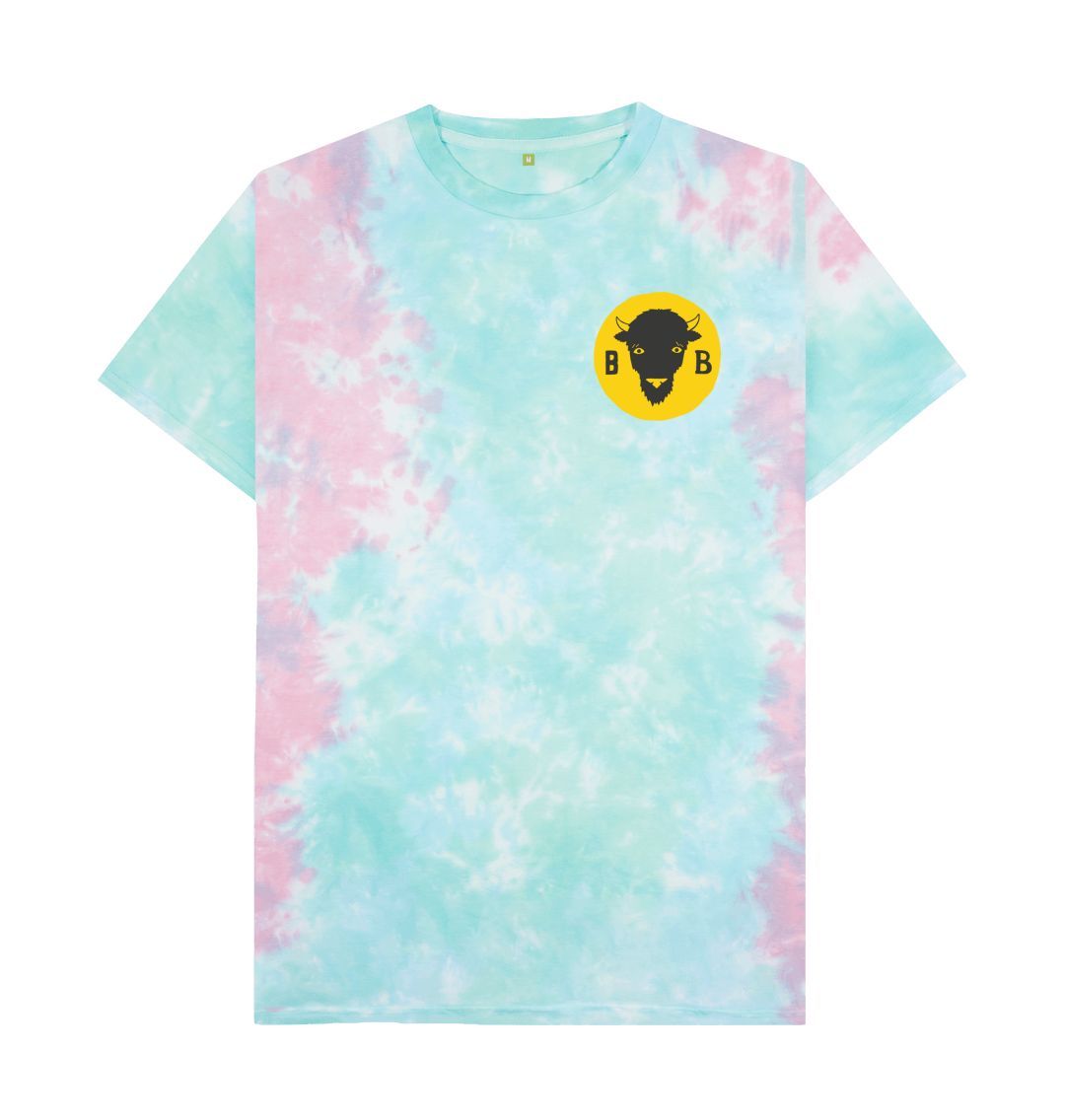 Pastel Tie Dye Bison Miami Vice Unisex Tee