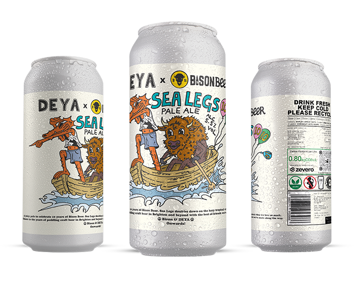 DEYA x Bison Beer - Sea Legs 10th Birthday Collab Pale 500ml **PRE-ORDER ONLY**