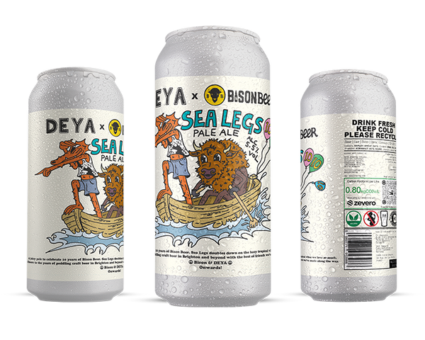 DEYA x Bison Beer - Sea Legs 10th Birthday Collab Pale 500ml **PRE-ORDER ONLY**