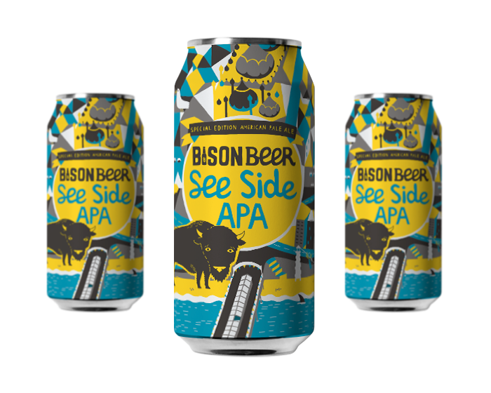 Bison Beer - See Side APA 440ml Tallboys!